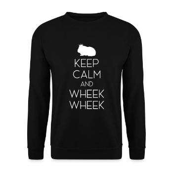 Cochons d'Inde Rosette Cochons d'Inde - Sweat-shirt Unisexe - noir - Devant - Alina (178cm) & Michal (187cm)