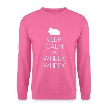 Cochons d'Inde Rosette Cochons d'Inde - Sweat-shirt Unisexe - rose - Devant