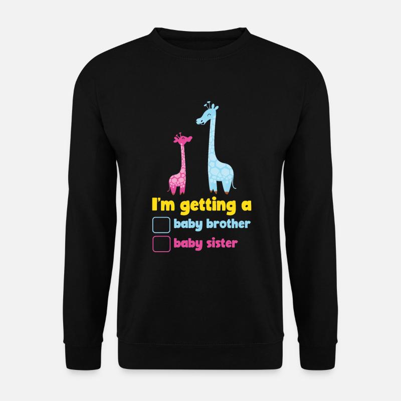 Giraffe - Unisex Pullover - Schwarz
