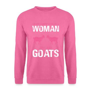 Ziege Geiss - Unisex Pullover - Pink - Vorne