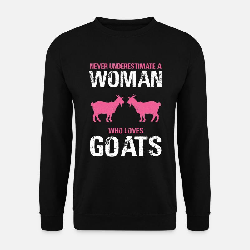 Ziege Geiss - Unisex Pullover - Schwarz