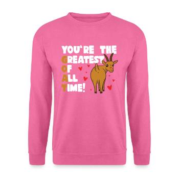 Ziege Geiss - Unisex Pullover - Pink - Vorne