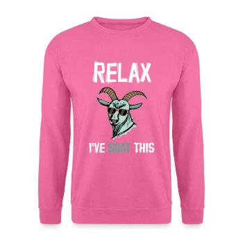 Ziege Geiss - Unisex Pullover - Pink - Vorne