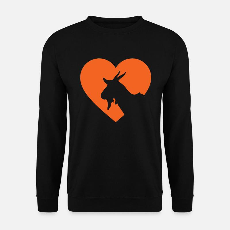 Ziege Geiss - Unisex Pullover - Schwarz