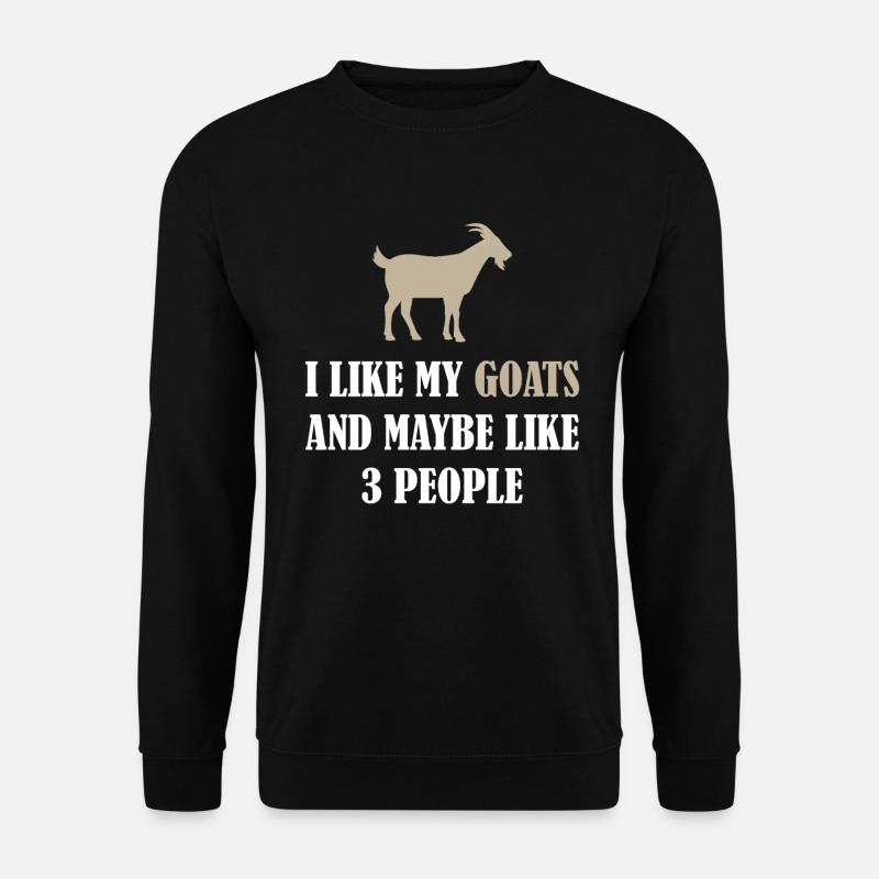 Ziege Geiss - Unisex Pullover - Schwarz