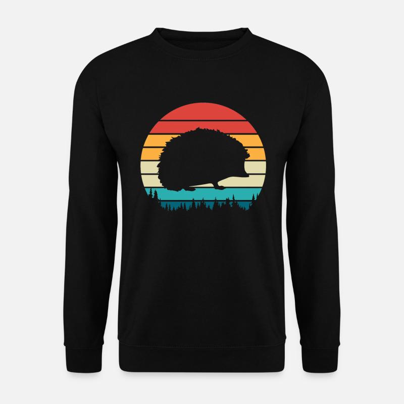 hedgehog - Unisex Sweatshirt - black