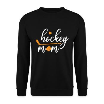 Mother proud mother proud mother - Unisex Sweatshirt - black - Front - Alina (178cm) & Michal (187cm)