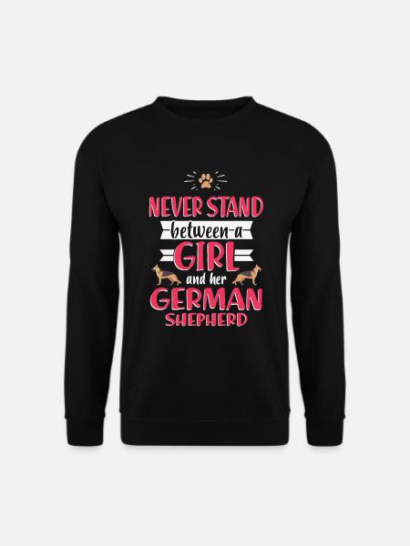 German shepherd dog - Unisex Sweatshirt - black