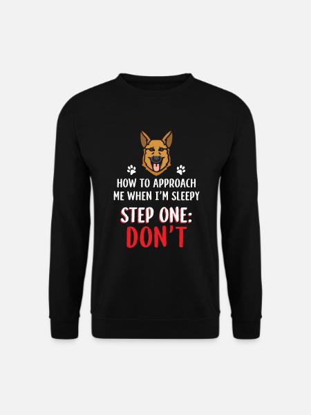 German shepherd dog - Unisex Sweatshirt - black