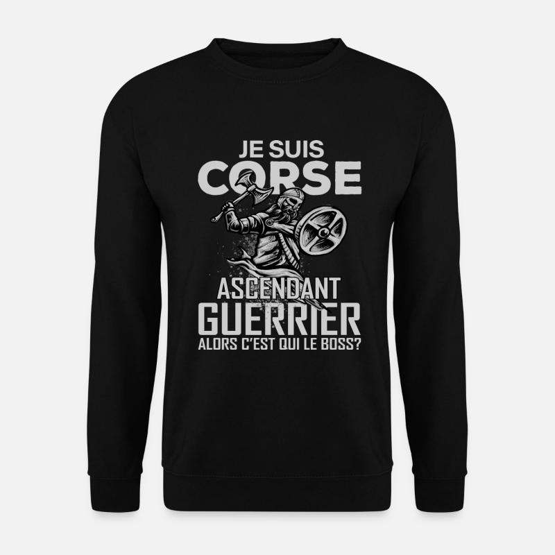 Korsischer Krieger-Geschenk-Humor - Unisex Pullover - Schwarz