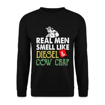 Farmer Farmer - Unisex Sweatshirt - black - Front - Alina (178cm) & Michal (187cm)