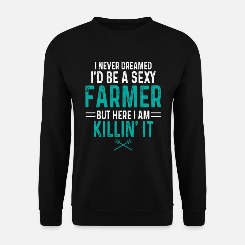 Farmer Farmer - Unisex Sweatshirt - black
