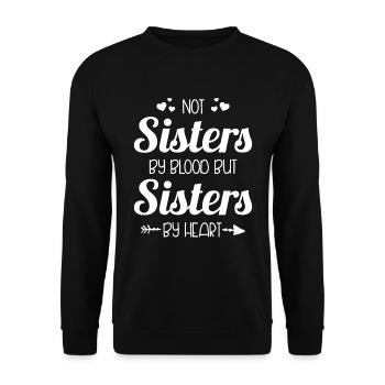 Sister Sisters - Unisex Sweatshirt - black - Front - Alina (178cm) & Michal (187cm)
