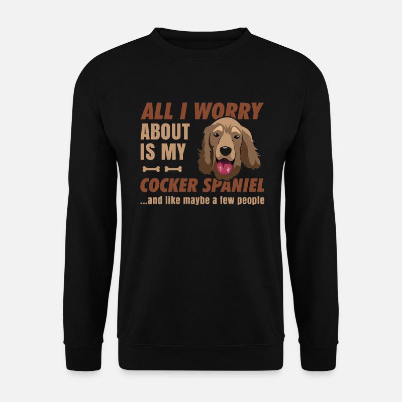 Cocker Spaniel - Sweat-shirt Unisexe - noir