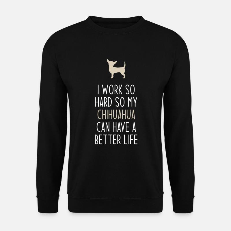 Chihuahua - Unisex Pullover - Schwarz