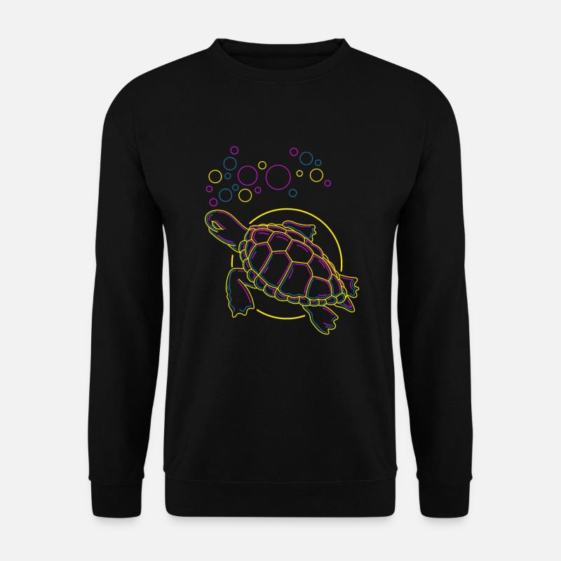 Schildkröte - Unisex Pullover - Schwarz
