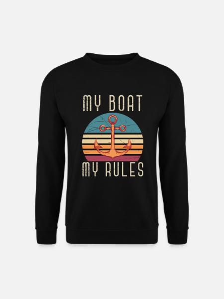 Skipper de marin - Sweat-shirt Unisexe - noir