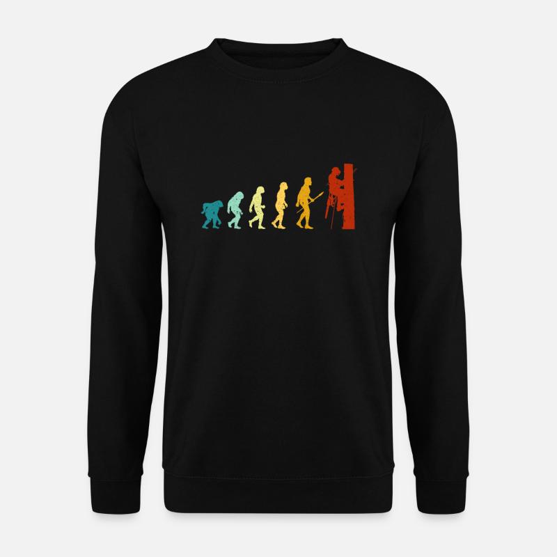 Baumpfleger Arborist Motorsäge Wald Geschenk - Unisex Pullover - Schwarz