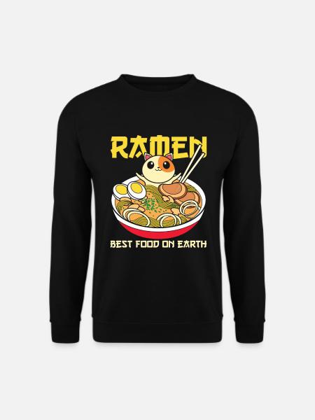 Anime Japon Kawaii cadeau Ramen - Sweat-shirt Unisexe - noir