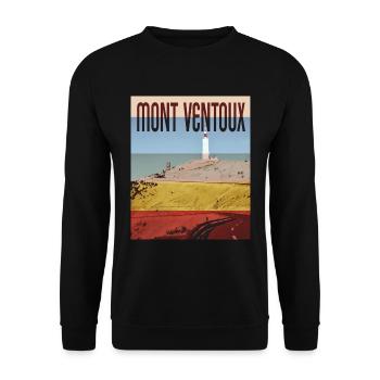 Mont Ventoux Cycliste Montagne Alpes France - Sweat-shirt Unisexe - noir - Devant - Alina (178cm) & Michal (187cm)