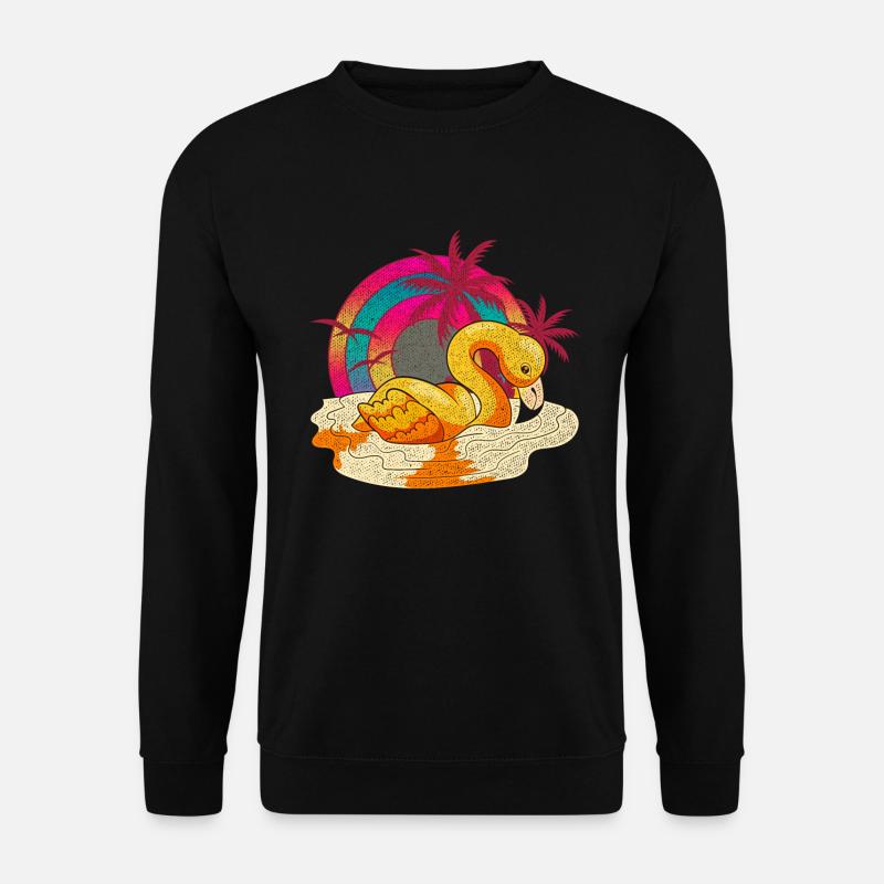 Flamingo - Unisex Sweatshirt - black