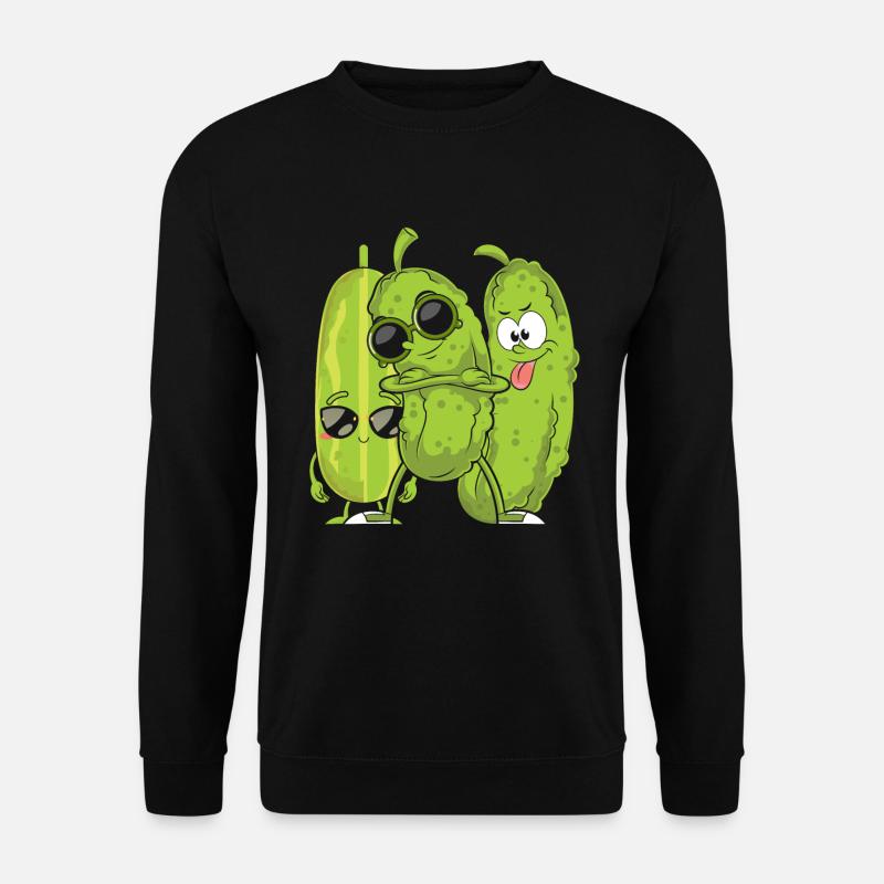 Gurke - Unisex Pullover - Schwarz
