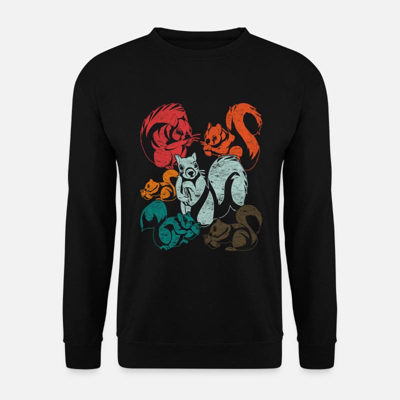 Squirrel - Unisex Sweatshirt - black