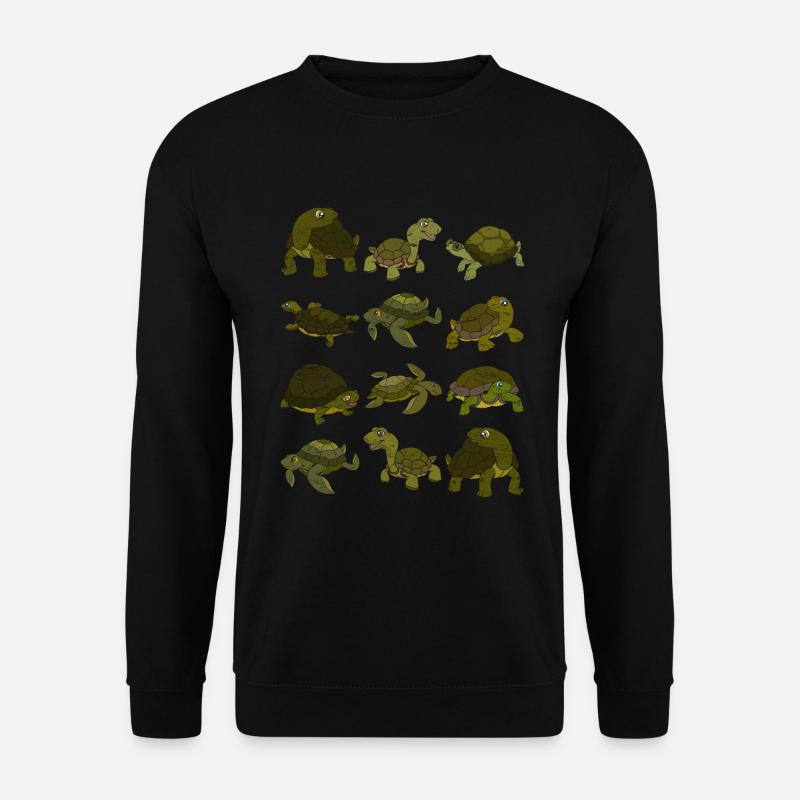 Schildkröte - Unisex Pullover - Schwarz