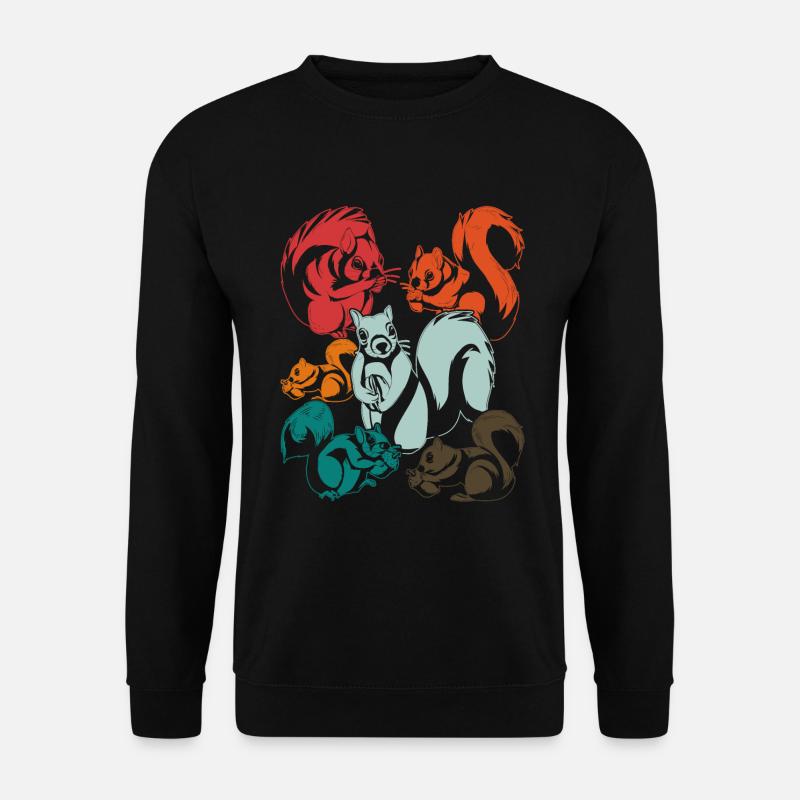 Squirrel - Unisex Sweatshirt - black