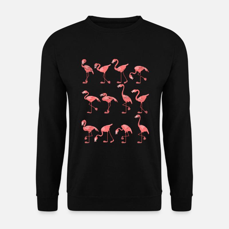 Flamingo - Unisex Pullover - Schwarz