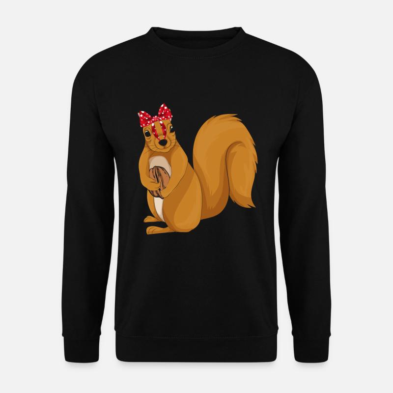 Squirrel - Unisex Sweatshirt - black