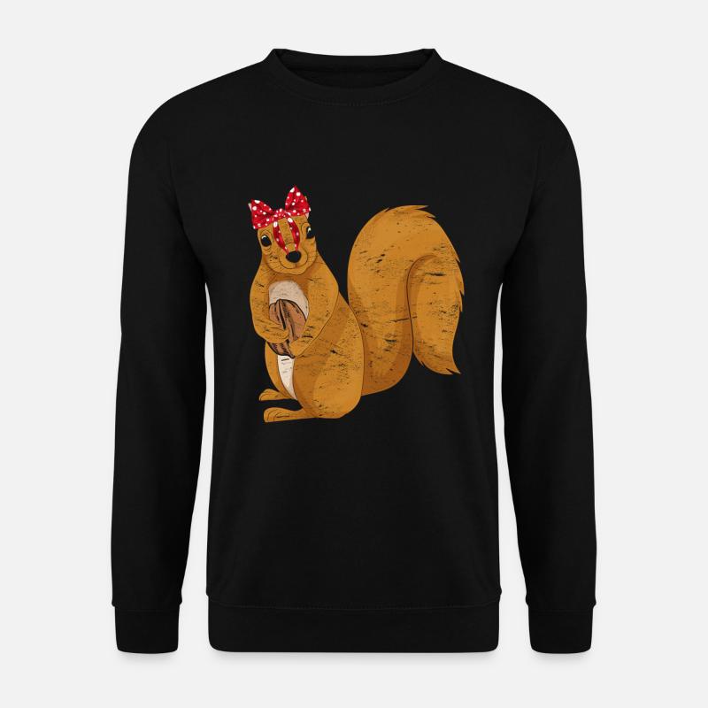 Squirrel - Unisex Sweatshirt - black