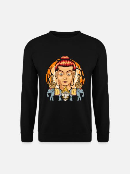 Hinduism Spirituality Gift Yoga Buddha - Unisex Sweatshirt - black