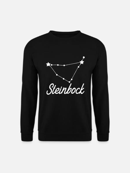 Sternzeichen Steinbock - Tierkreiszeichen - Unisex Pullover - Schwarz