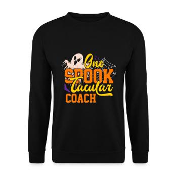 Halloween One Spooktacular Coach - Sweat-shirt Unisexe - noir - Devant - Alina (178cm) & Michal (187cm)