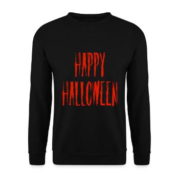 happy halloween costume - Unisex Sweatshirt - black - Front - Alina (178cm) & Michal (187cm)