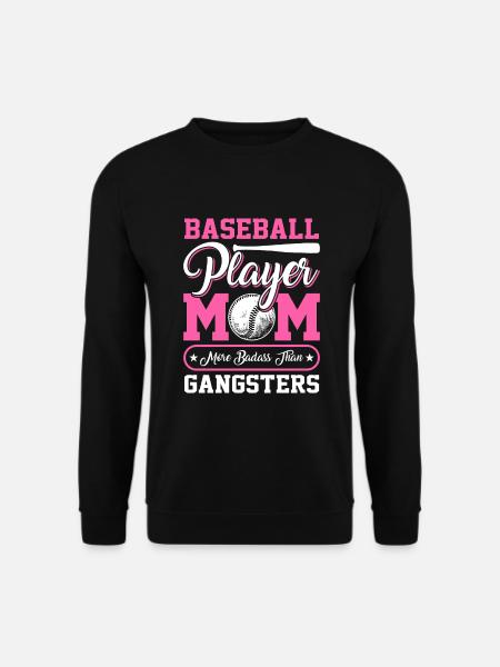 Mère joueuse de baseball - Baseball - Sweat-shirt Unisexe - noir