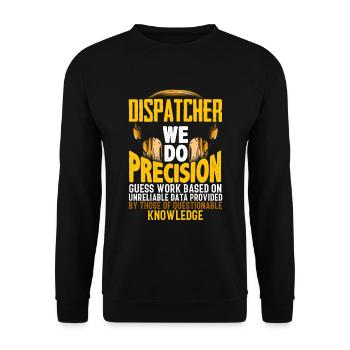 We perform precision estimates based on - - Unisex Sweatshirt - black - Front - Alina (178cm) & Michal (187cm)