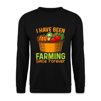 Quota d’agriculteur pour tracteurs agricoles - Sweat-shirt Unisexe - noir - Devant - Alina (178cm) & Michal (187cm)