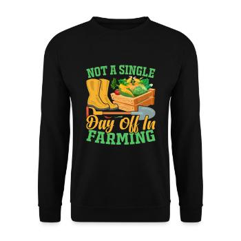Quota d’agriculteur pour tracteurs agricoles - Sweat-shirt Unisexe - noir - Devant - Alina (178cm) & Michal (187cm)