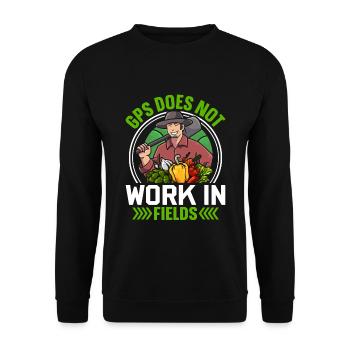 Quota d’agriculteur pour tracteurs agricoles - Sweat-shirt Unisexe - noir - Devant - Alina (178cm) & Michal (187cm)