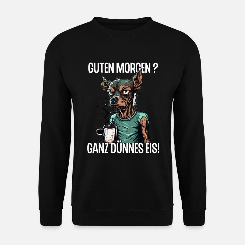 Arbeit Lustig Spruch Geschenk Tasse Kollege Arbeit - Unisex Pullover - Schwarz
