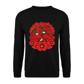 Jardinier Fleurs Fleur Amateur Jardinier Cadeau Botanique - Sweat-shirt Unisexe - noir - Devant - Alina (178cm) & Michal (187cm)