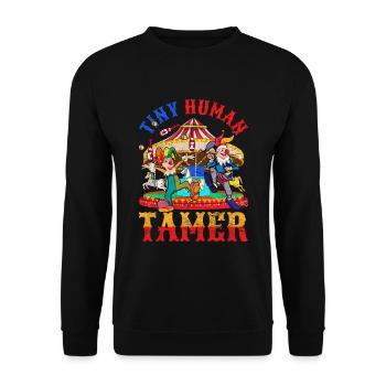 Little People Tamer Gift Funny Circus - Sweat-shirt Unisexe - noir - Devant - Alina (178cm) & Michal (187cm)