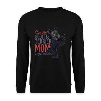 Terrier écossais Chiens cadeaux de la fête des mères - Sweat-shirt Unisexe - noir - Devant - Alina (178cm) & Michal (187cm)