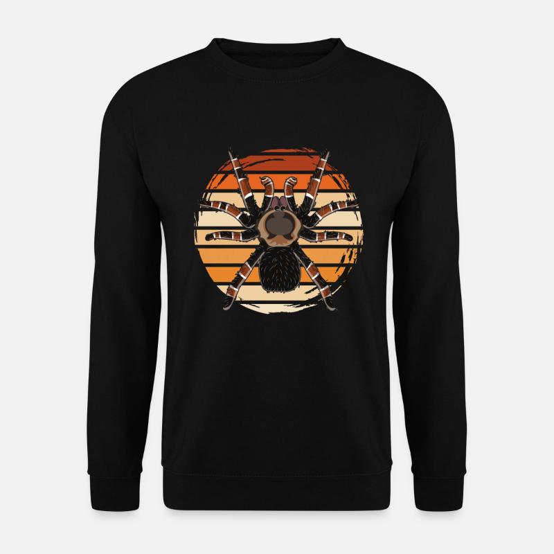 Retro tarantula tarantula spider - Unisex Sweatshirt - black