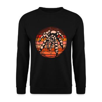 Animal Lover Arachnid Retro Tarantula Spider - Sweat-shirt Unisexe - noir - Devant - Alina (178cm) & Michal (187cm)