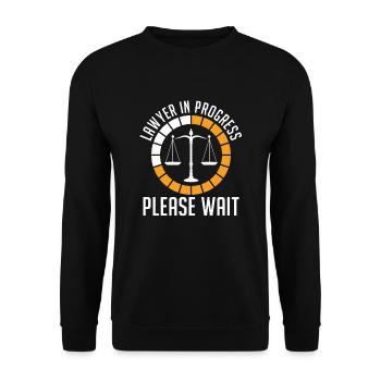 Faculté de droit avocat cadeau futur avocat - Sweat-shirt Unisexe - noir - Devant - Alina (178cm) & Michal (187cm)
