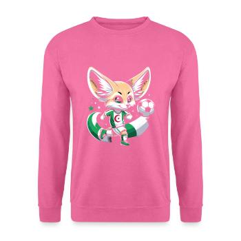 Algerien Fennec Algerischer Fußball Fantrikot - Unisex Pullover - Pink - Vorne