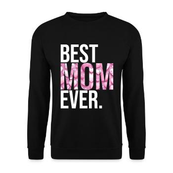 Mom Gift Mother's Day Birthday Mom - Unisex Sweatshirt - black - Front - Alina (178cm) & Michal (187cm)